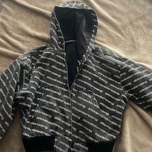 ALEXANDER WANG ALL OVER LOGO PRINT. PRICE NEGOTIABLE. WORN TWICE. MUST GO ASAP